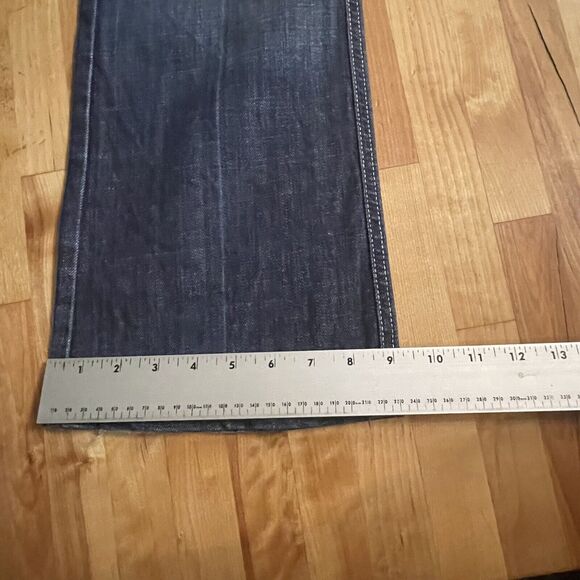 7 for All Mankind Jeans A Pocket Pkt Flip Flop Low Rise Flare‎ Denim Size 28 EUC - Picture 12 of 15
